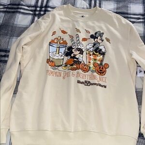 Disney world pumpkin spice sweatshirt